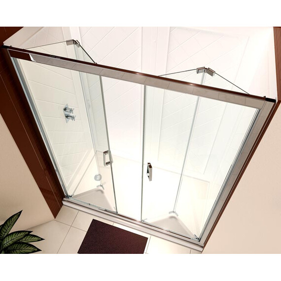 ДУШЕВАЯ ДВЕРЬ RGW PA-24 (СКЛАДНАЯ)