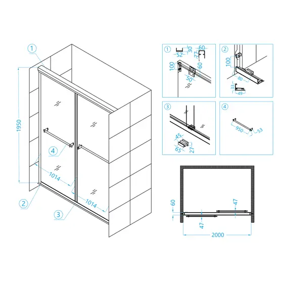 ДУШЕВАЯ ДВЕРЬ RGW TO-10