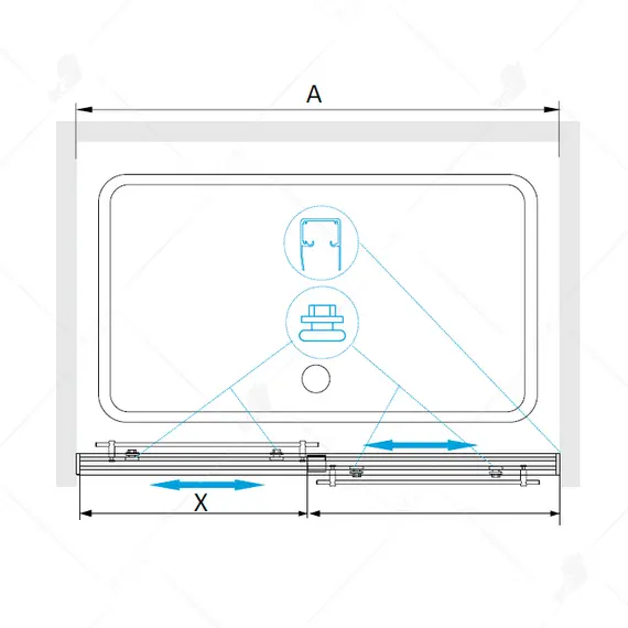 ДУШЕВАЯ ДВЕРЬ RGW TO-10