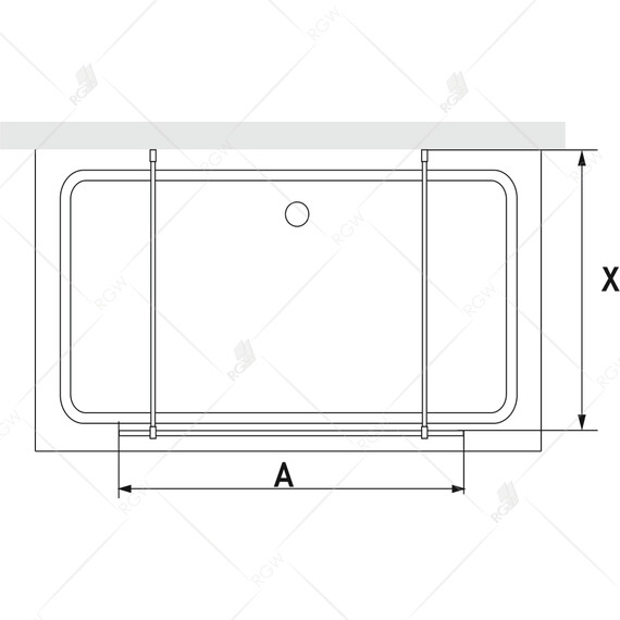 ДУШЕВАЯ ПЕРЕГОРОДКА RGW WA-016-1
