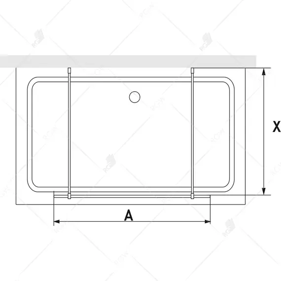 ДУШЕВАЯ ПЕРЕГОРОДКА RGW WA-016-1