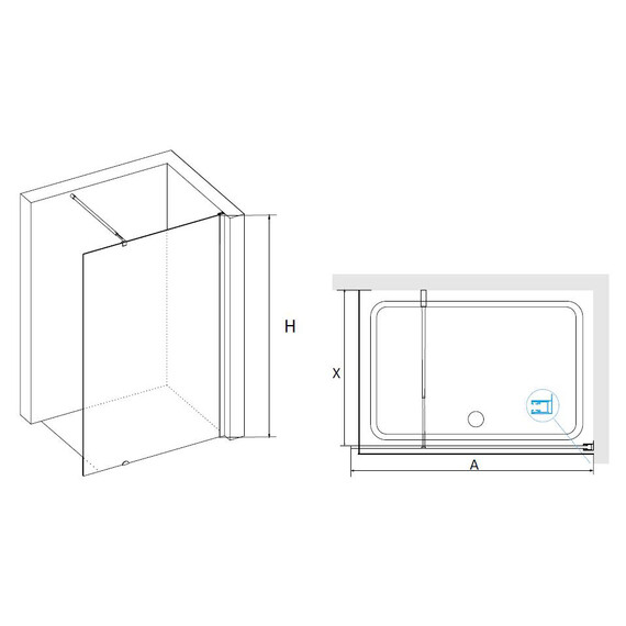 ДУШЕВАЯ ПЕРЕГОРОДКА RGW WA-02