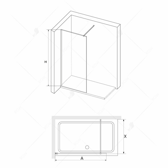 ДУШЕВАЯ ПЕРЕГОРОДКА WA-031-3