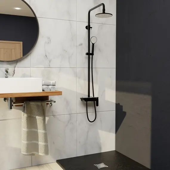 ДУШЕВАЯ ПЕРЕГОРОДКА RGW WA-11B + ДУШЕВАЯ СТОЙКА RGW SP-31B