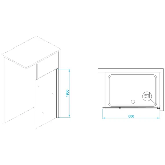 ДУШЕВАЯ ПЕРЕГОРОДКА RGW WA-003