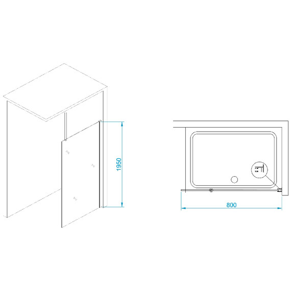 ДУШЕВАЯ ПЕРЕГОРОДКА RGW WA-003