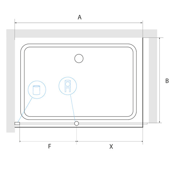 ДУШЕВАЯ ПЕРЕГОРОДКА RGW WA-033
