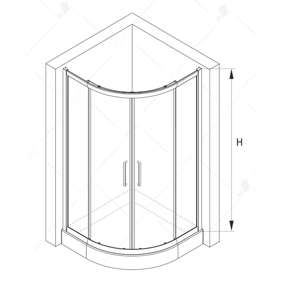 ДУШЕВОЙ УГОЛОК RGW CL-54B