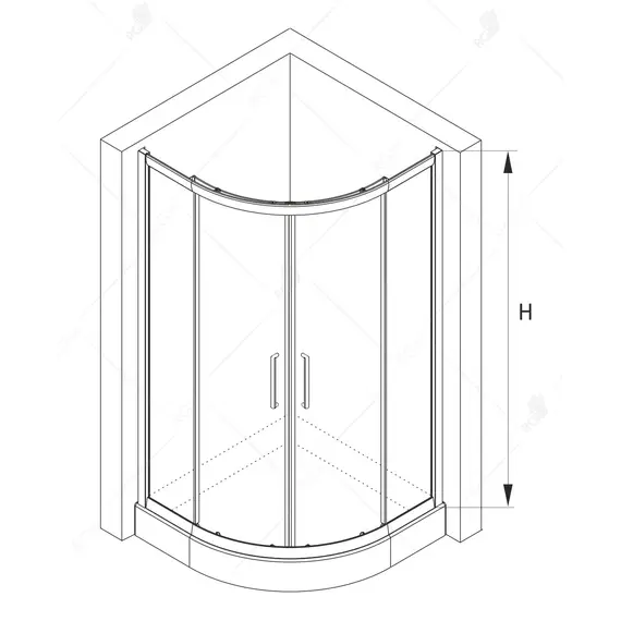 ДУШЕВОЙ УГОЛОК RGW CL-54B
