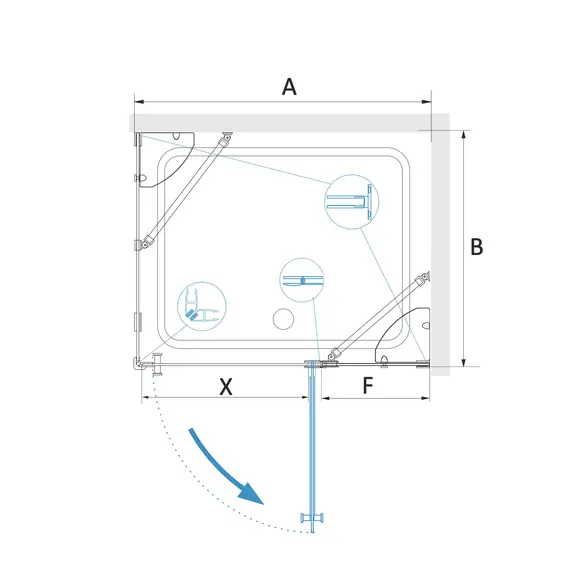 ДУШЕВОЙ УГОЛОК RGW HO-44