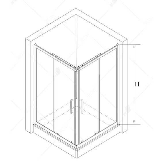 ДУШЕВОЙ УГОЛОК RGW CL-34