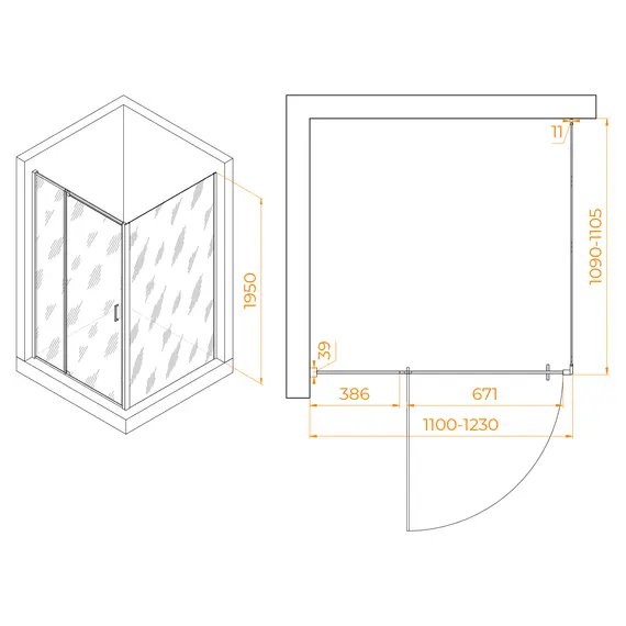 ДУШЕВОЙ УГОЛОК RGW PA-078 (RGW PA-008 + Z-050-2)