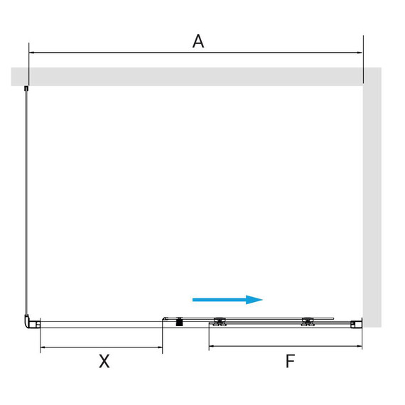 ДУШЕВОЙ УГОЛОК RGW PA-177-1B (RGW PA-017B + Z-060-2B)