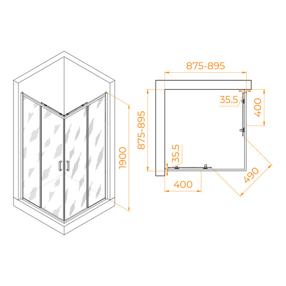 ДУШЕВОЙ УГОЛОК RGW PA-31B