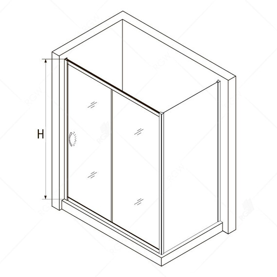 ДУШЕВОЙ УГОЛОК RGW PA-76-1B (PA-016B + Z-060-2B)