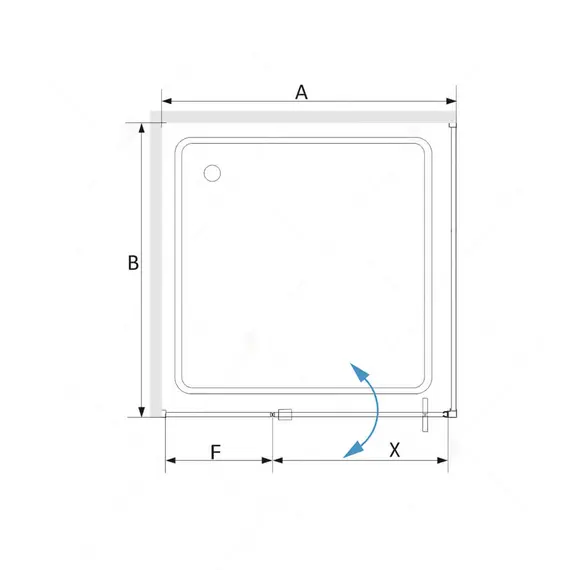ДУШЕВОЙ УГОЛОК RGW SV-44 (SV-03 + Z-050-3)