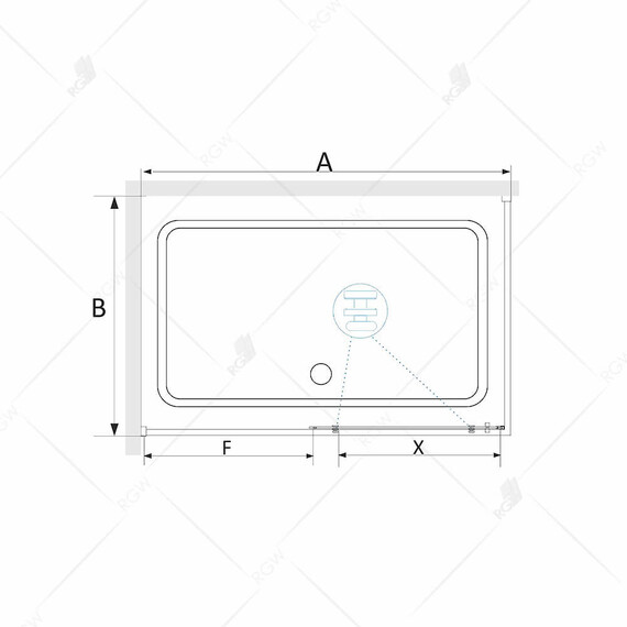ДУШЕВОЙ УГОЛОК RGW SV-42 (SV-12 + Z-05)