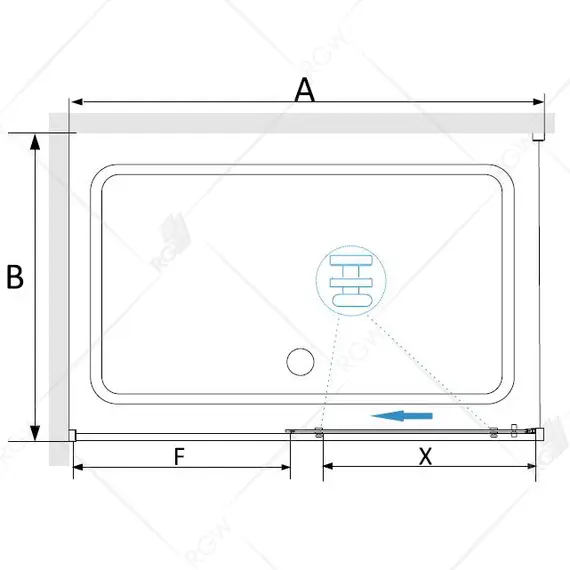 ДУШЕВОЙ УГОЛОК RGW SV-42 (SV-12 + Z-050-2)