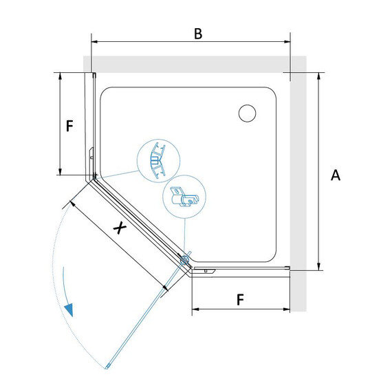 ДУШЕВОЙ УГОЛОК RGW PA-82B