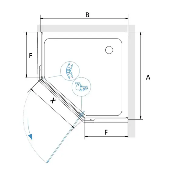 ДУШЕВОЙ УГОЛОК RGW PA-82
