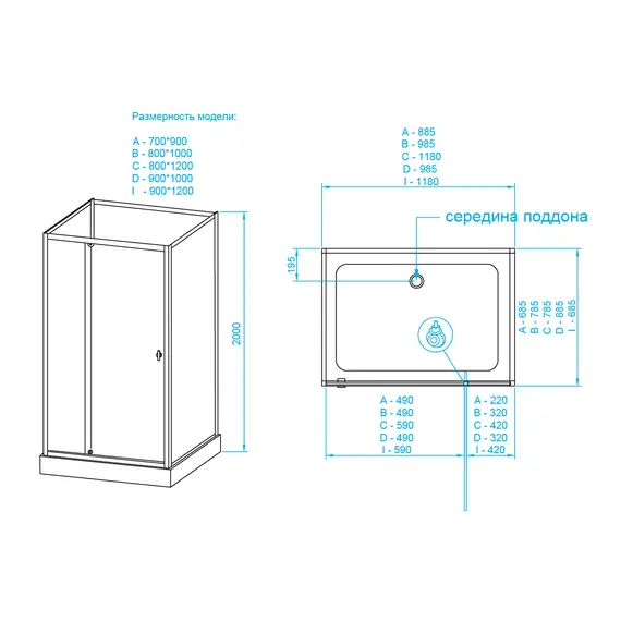 ДУШЕВАЯ КАБИНА RGW AN-207