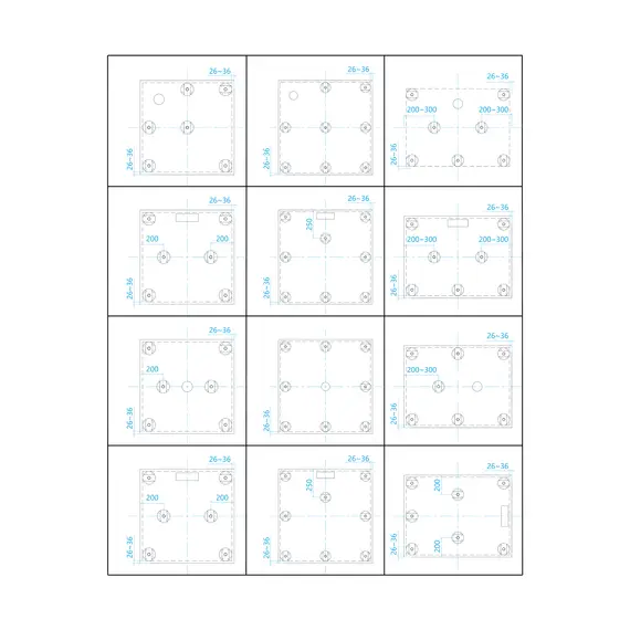 ДУШЕВОЙ ПОДДОН КВАДРАТНЫЙ RGW GWS-01