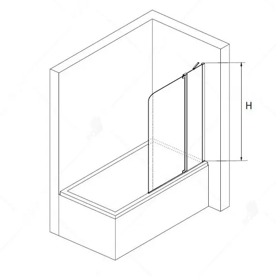 ШТОРКА НА ВАННУ RGW SC-03