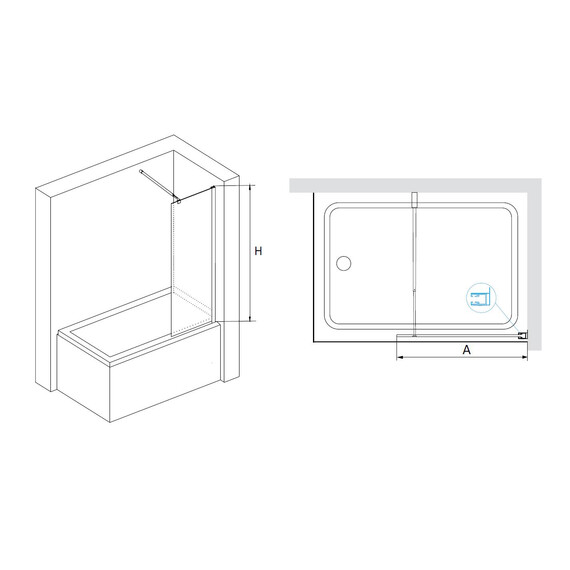 ШТОРКА НА ВАННУ RGW SC-052