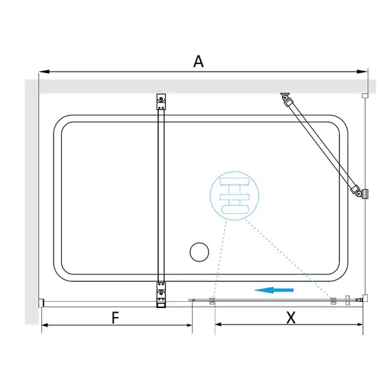 ДУШЕВОЙ УГОЛОК RGW TO-48B (TO-18B + Z-18B)