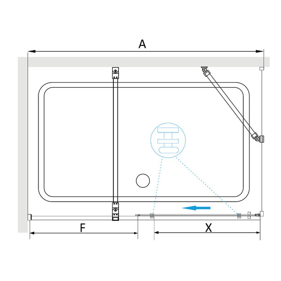 ДУШЕВОЙ УГОЛОК RGW TO-48B (TO-18B + Z-18B)