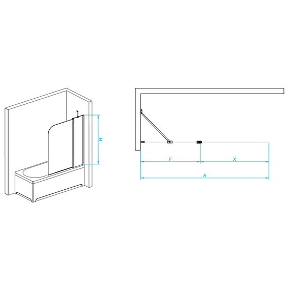 ШТОРКА НА ВАННУ RGW SC-011B