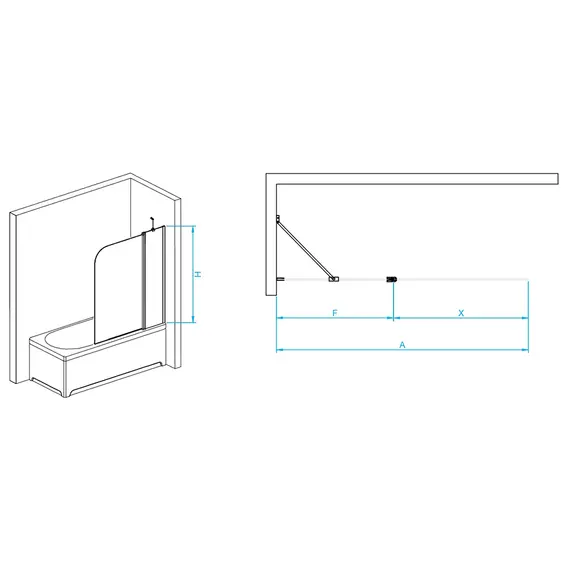 ШТОРКА НА ВАННУ RGW SC-011