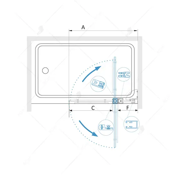 ШТОРКА НА ВАННУ RGW SC-04