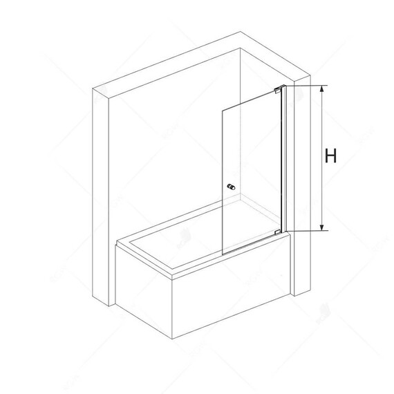 ШТОРКА НА ВАННУ RGW SC-102