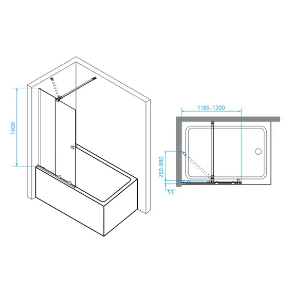 ШТОРКА НА ВАННУ RGW SC-46
