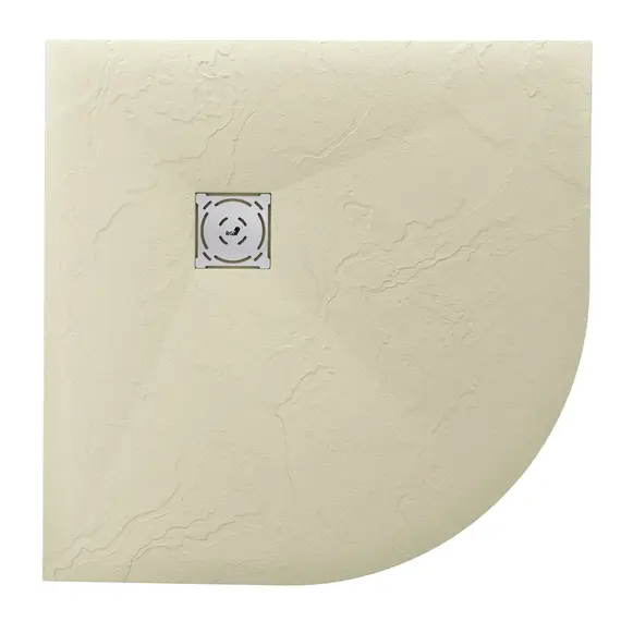 ДУШЕВОЙ ПОДДОН ПОЛУКРУГЛЫЙ RGW ST/R-BE БЕЖЕВЫЙ 900X900