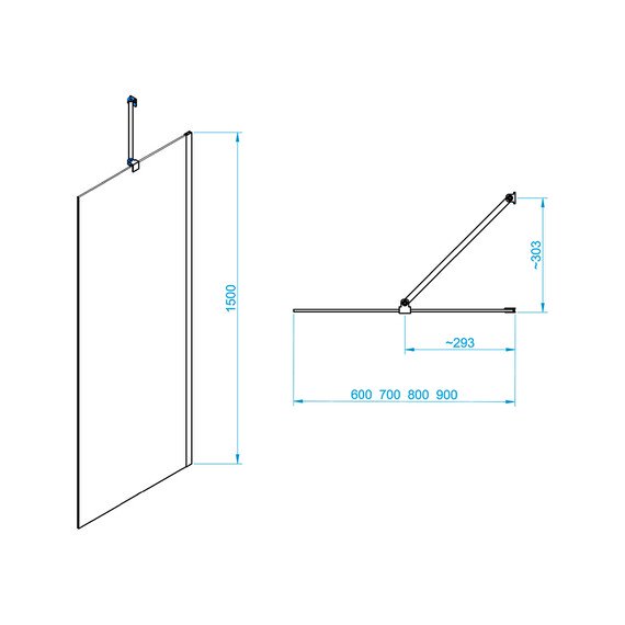 ШТОРКА НА ВАННУ RGW SC-150B