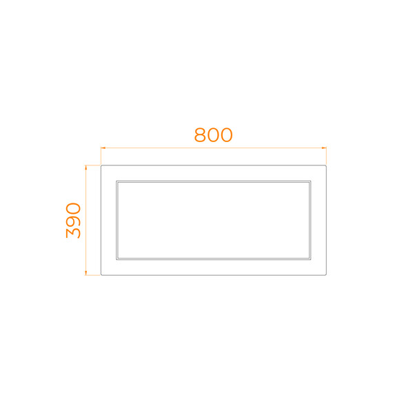 ЭКРАН ДЛЯ ДУШЕВОГО ПОДДОНА RGW NB/CL-S