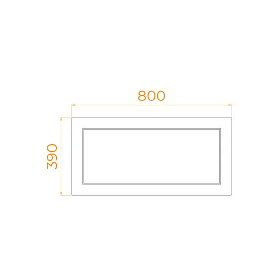 ЭКРАН ДЛЯ ДУШЕВОГО ПОДДОНА RGW NB/CL-S