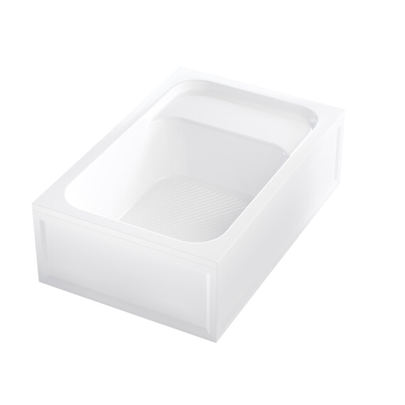 ДУШЕВОЙ ПОДДОН ПРЯМОУГОЛЬНЫЙ RGW BC/L (С СИДЕНЬЕМ)