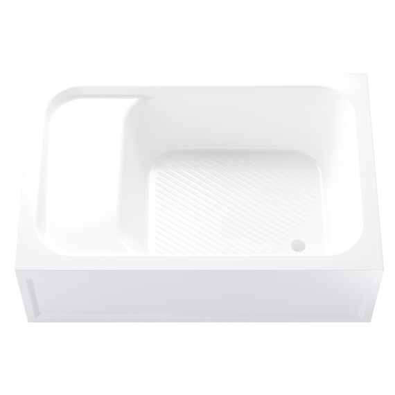 ДУШЕВОЙ ПОДДОН ПРЯМОУГОЛЬНЫЙ RGW BC/L (С СИДЕНЬЕМ)