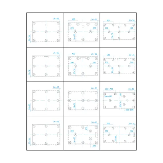ДУШЕВОЙ ПОДДОН ПРЯМОУГОЛЬНЫЙ RGW GWS-21
