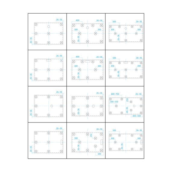 ДУШЕВОЙ ПОДДОН ПРЯМОУГОЛЬНЫЙ RGW GWS-21