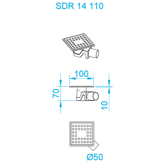 ДУШЕВОЙ ТРАП RGW SDR-14
