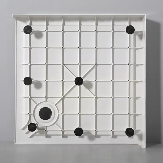 ДУШЕВОЙ ПОДДОН КВАДРАТНЫЙ RGW SMC-W БЕЛЫЙ (УЦЕНКА)