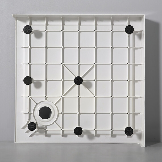 ДУШЕВОЙ ПОДДОН КВАДРАТНЫЙ RGW SMC-W БЕЛЫЙ (УЦЕНКА)