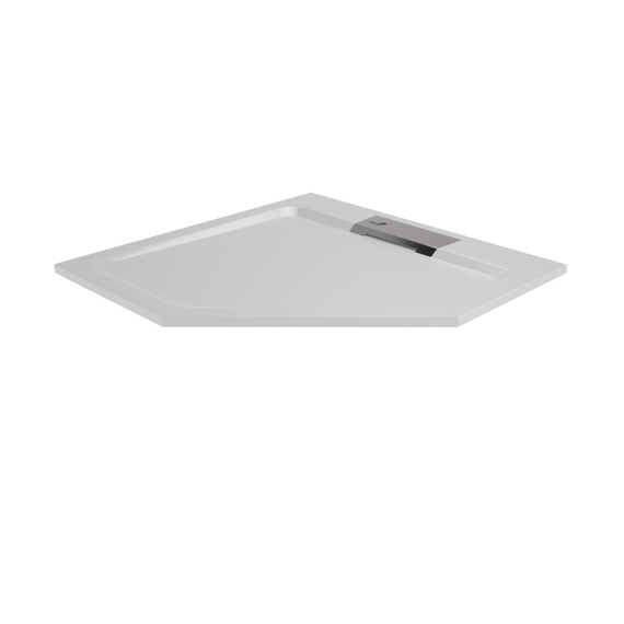 ДУШЕВОЙ ПОДДОН ТРАПЕЦИЯ RGW STA-61W БЕЛЫЙ