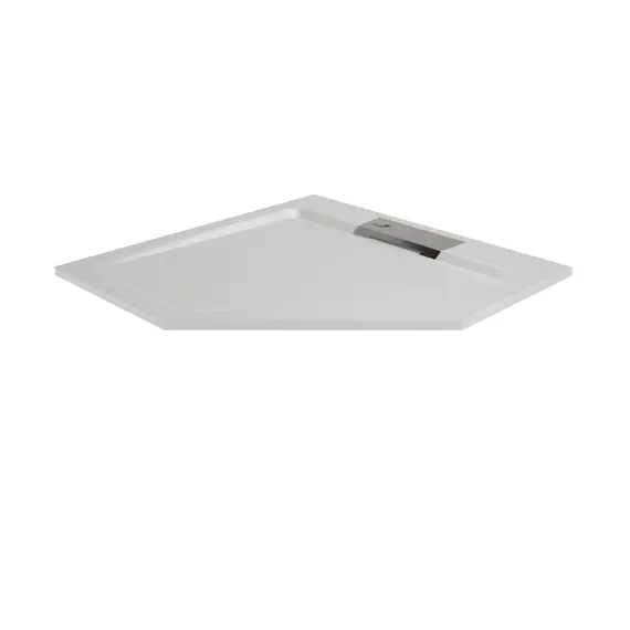 ДУШЕВОЙ ПОДДОН ТРАПЕЦИЯ RGW STA-61W БЕЛЫЙ