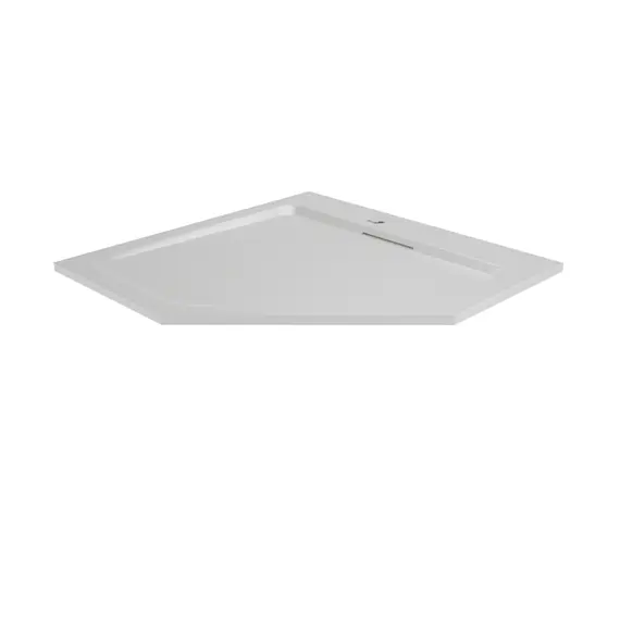 ДУШЕВОЙ ПОДДОН ТРАПЕЦИЯ RGW STA-61W БЕЛЫЙ