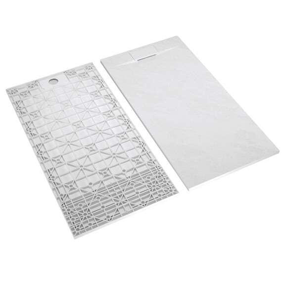 ДУШЕВОЙ ПОДДОН ПРЯМОУГОЛЬНЫЙ RGW TUS-W БЕЛЫЙ